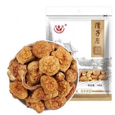 富昌滑子蘑滑子菇150g滑子蘑菇特产山珍南北干货食用菌农产品火锅...